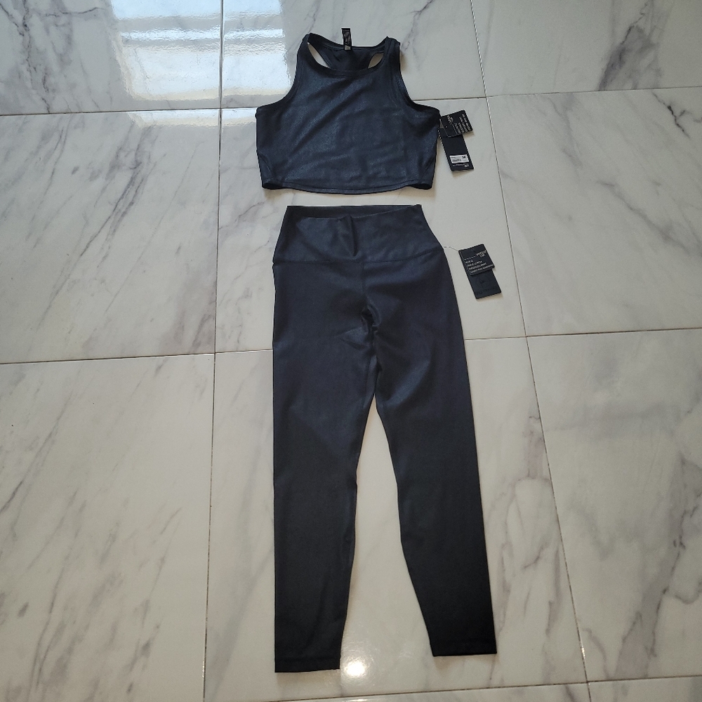 Black High-Waist Leggings for Women - Picture 8 of 8